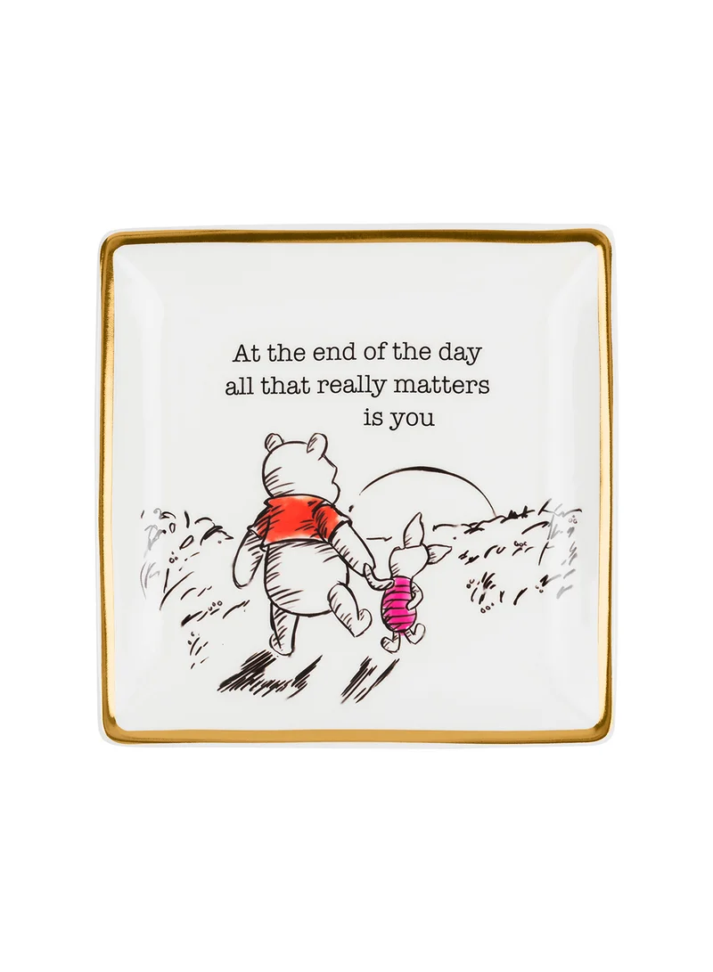 ديزني Winnie The Pooh White And Red Ceramic Trinket Tray VC700823L.PH