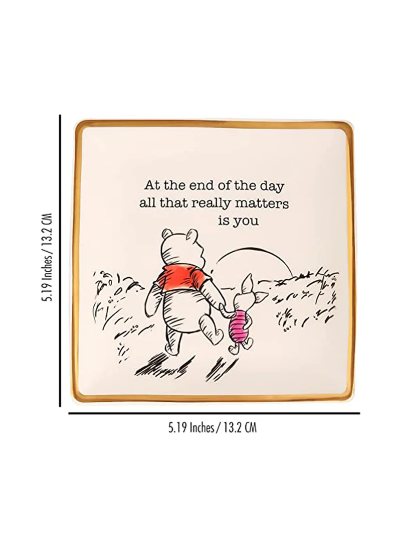 ديزني Winnie The Pooh White And Red Ceramic Trinket Tray VC700823L.PH