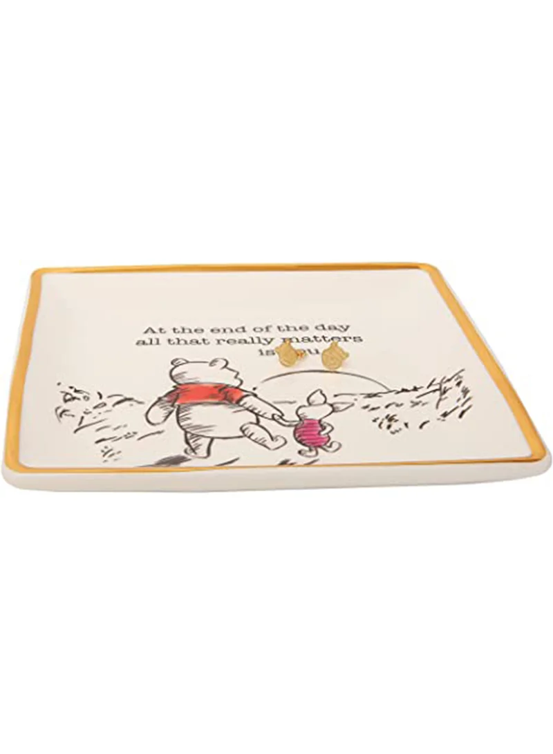 ديزني Winnie The Pooh White And Red Ceramic Trinket Tray VC700823L.PH