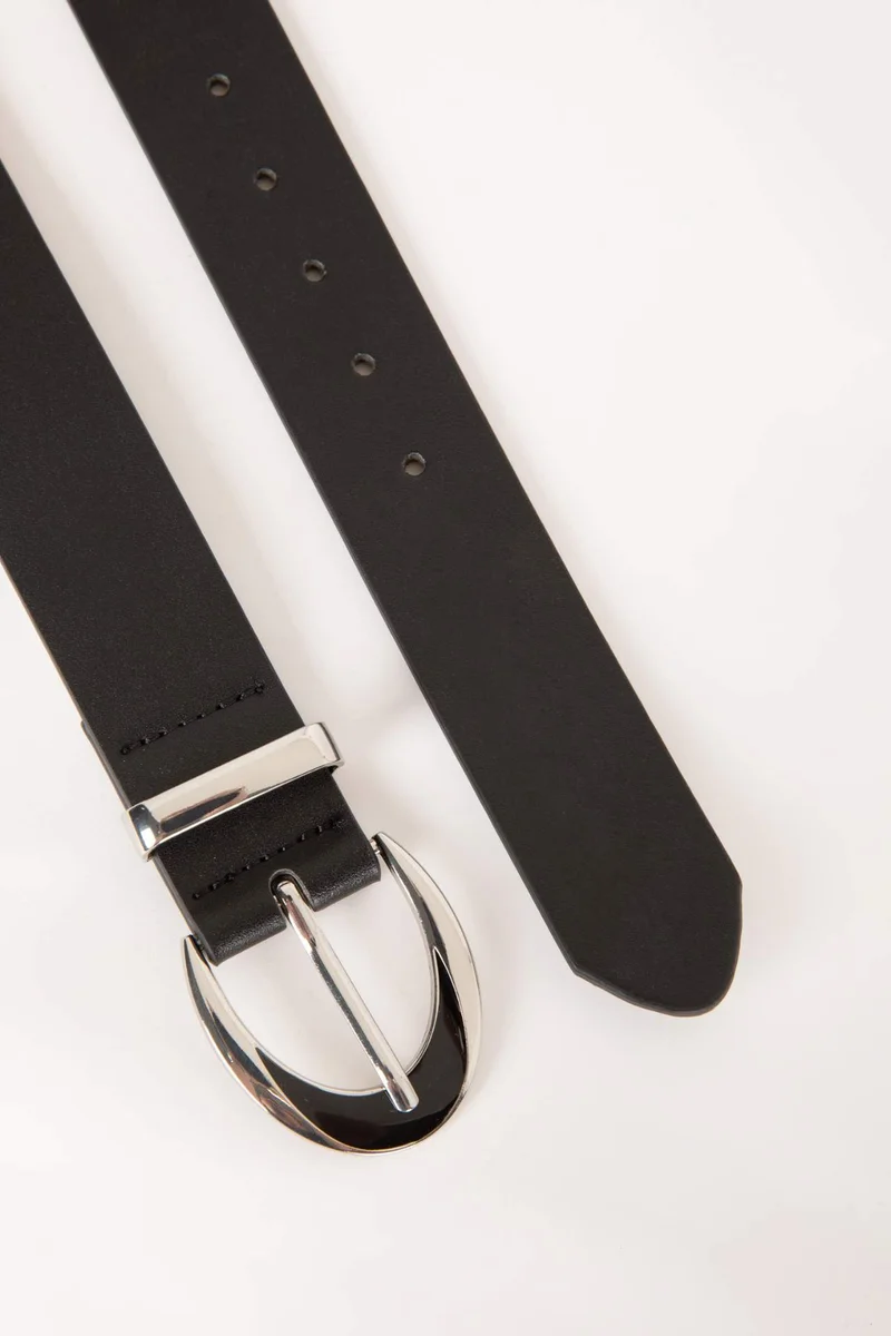 ديفاكتو Woman Faux Leather Denim Belt