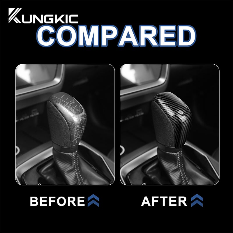 ABS Carbon Fiber Gear Shift Head Cover for Subaru Crosstrek 2024 / Subaru Impreza 2024 - RHD LHD Interior Sticker Accessory - Image 4