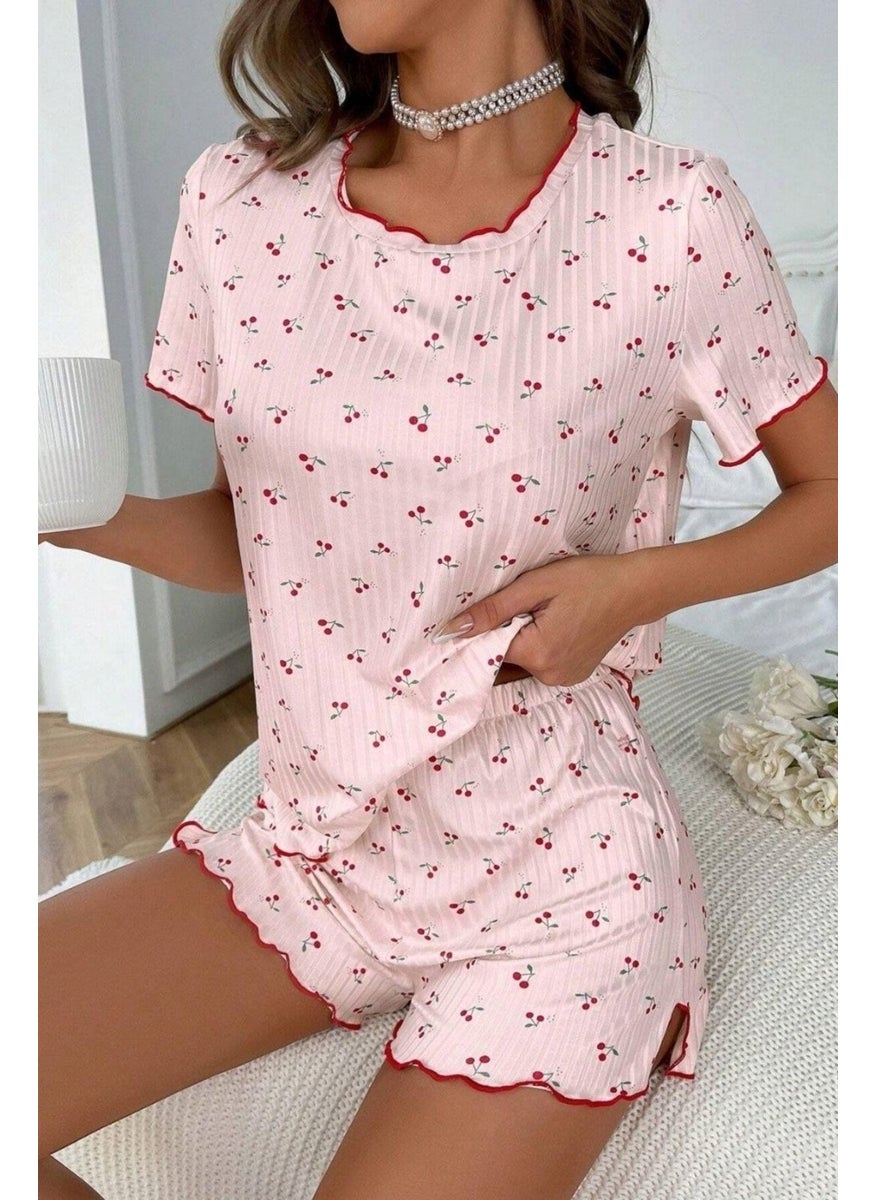 Cherry Printed Shorts Pajama Set - pzsku/ZC38D026652C95B9A4382Z/45/_/1740651883/f4665ff5-0eba-49f0-8a72-d499eafc1782