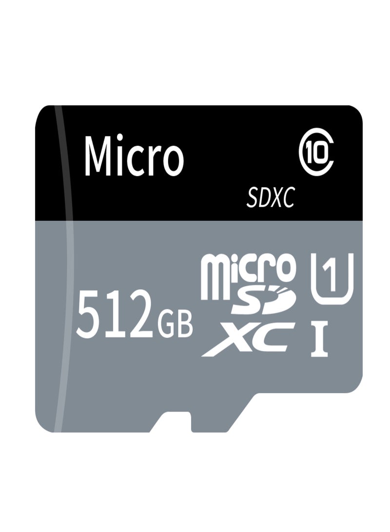 TF Card Large Capacity Micro SD Card 512GB U1 Class 10 TF Card High Speed Memory Card for Mobile Phone Camera Dashcam Monitor  - Image 1