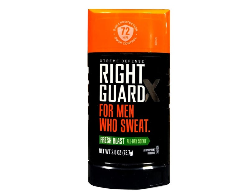 Right Guard Xtreme Defense 5 Anti-Perspirant & Deodorant, Fresh Blast 2.6 Oz (Packs of 5)