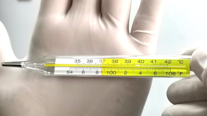 SEABOOM 2pcs Glass Thermometers Mercury Free Clinlic Thermometer Traditional Thermometer Dual Scale Mercury Free C&F 2PK - Image 2