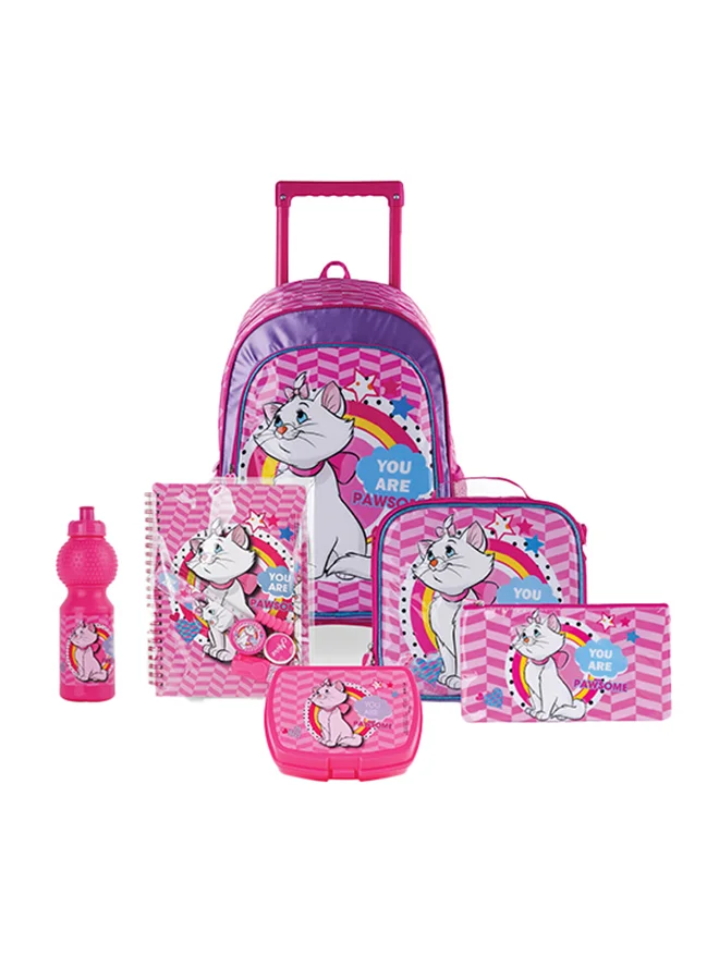 Disney 6 In 1 Disney Marie You Are Pawsome Trolley Box Set, 18 inches