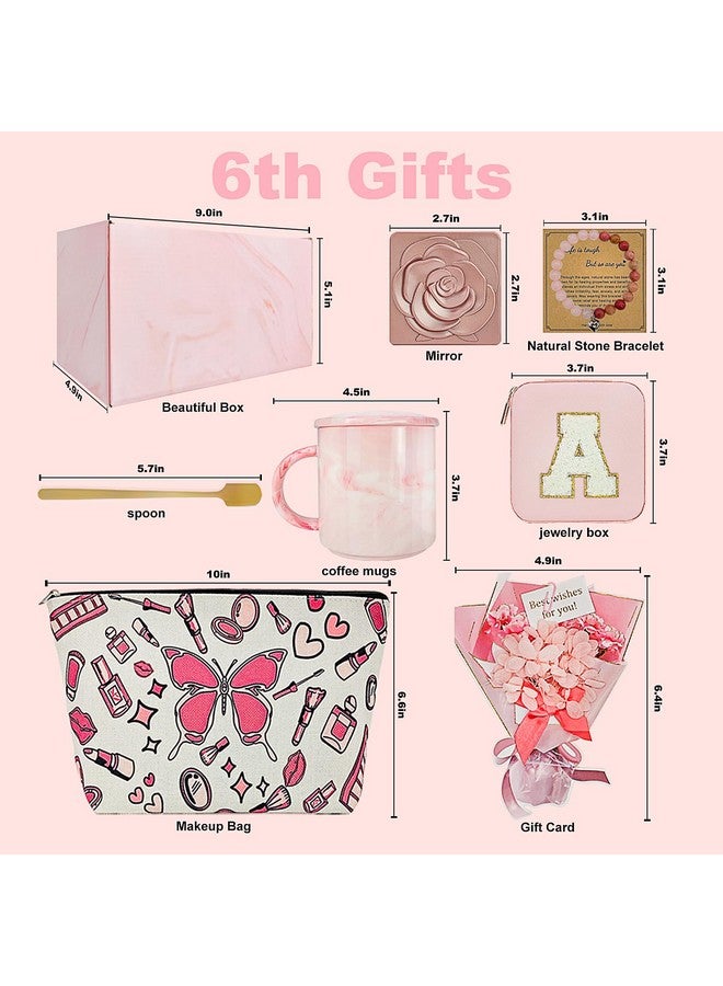 DMLNN Gifts for Women, Funny Birthday Gifts for Women, Happy Birthday Gift Ideas, 5PCS Unique Birthday Gifts for Her, Friends, Female, Mom, Sister, Coworker, Bestie - Letter J - Image 2