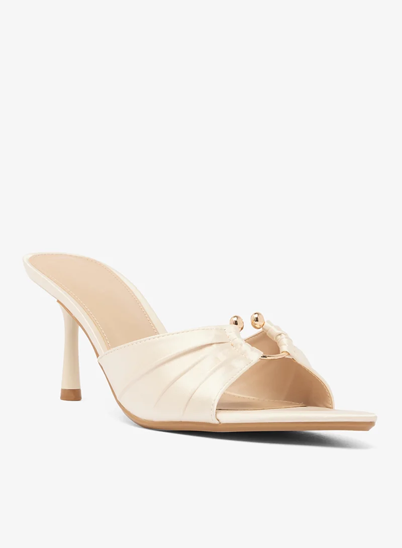 Ella Limited Edition Satin Mid Heel Sandals