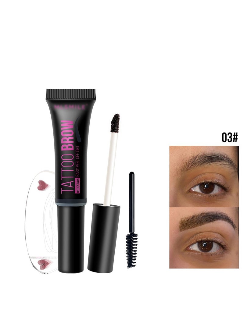 Generic - Tattoo Brow, Long Lasting Peel Off Tattoo Eyebrow Gel, Semi Permanent Brow Tint - Image 1