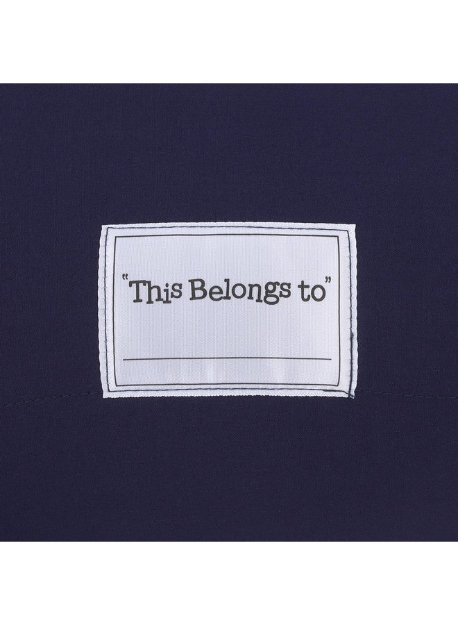 NoJo Everything Kids Solar System Navy Orange And Gray Toddler Nap Mat - Image 5