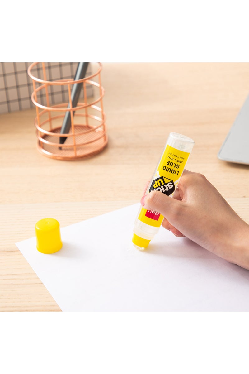 Deli E7302 Liquid Glue 50ml Transparent - ideal for school, office & home use - Image 4