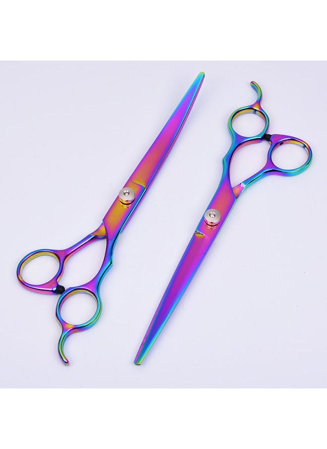 Sharpdo - Hair Cutting Scissors Thinning Shears- Professional Barber Sharp Hair Scissors Hairdressing Shears Kit with Haircut Accessories in Leather Case for Cutting Styling Hair for Women Men Pet - Image 1