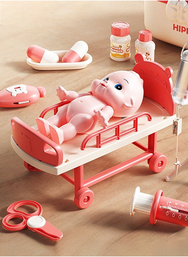 Mi VAZA - Doctor Playset - Medical Props Toys - Play House Toy - Mini Furniture - Kid Toy - Pretend Play - Image 1