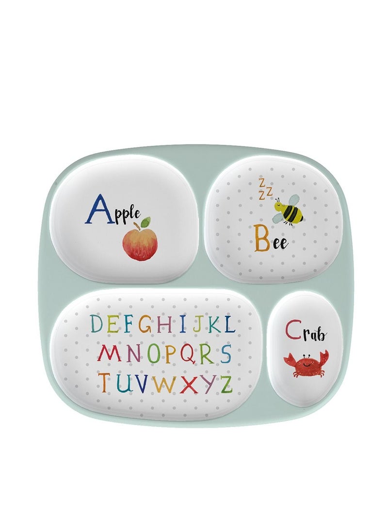 KitchenCraft Alphabet Sectioned Plate  - Image 1