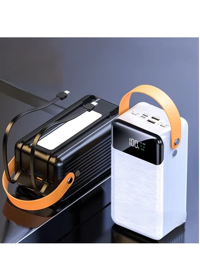 Earldom بنك الطاقة PD16 بسعة 60000mAh مع شاشة رقمية وأضواء LED | شاحن محمول عالي السعة مع 2 منفذ USB و 2 منفذ Type-C للهواتف والأجهزة اللوحية وأجهزة الكمبيوتر المحمولة والمزيد - Image 4