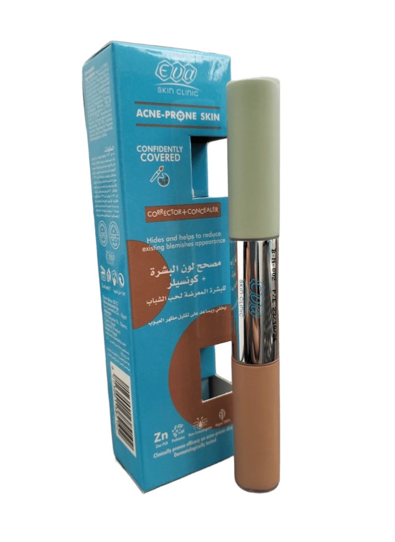 Eva - Acne Prone Corrector And Concealer 2×6 ml - Image 1