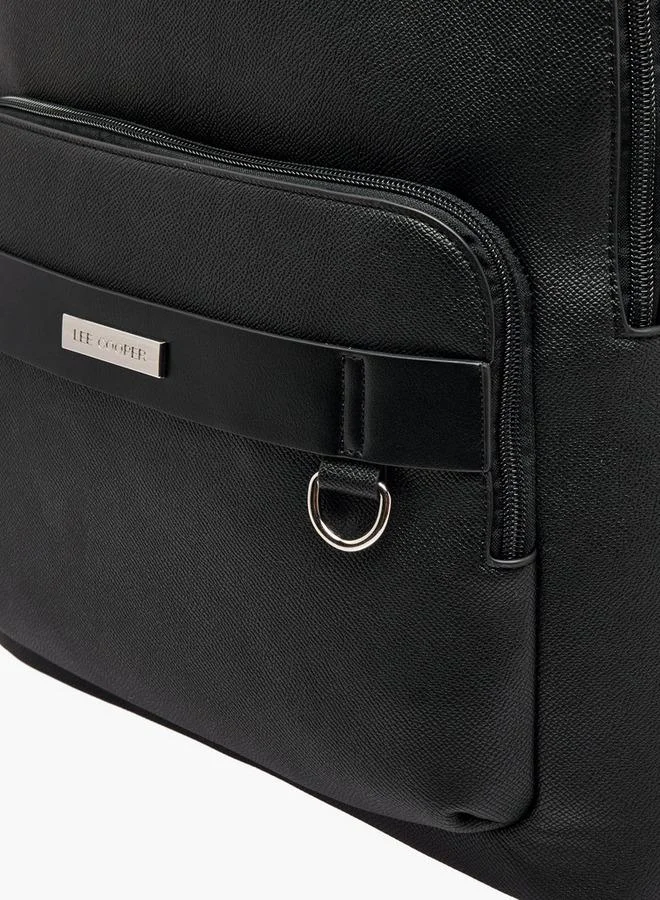 Lee Cooper BLACK Men Front Pocket Backpack for Men | Best Price UAE