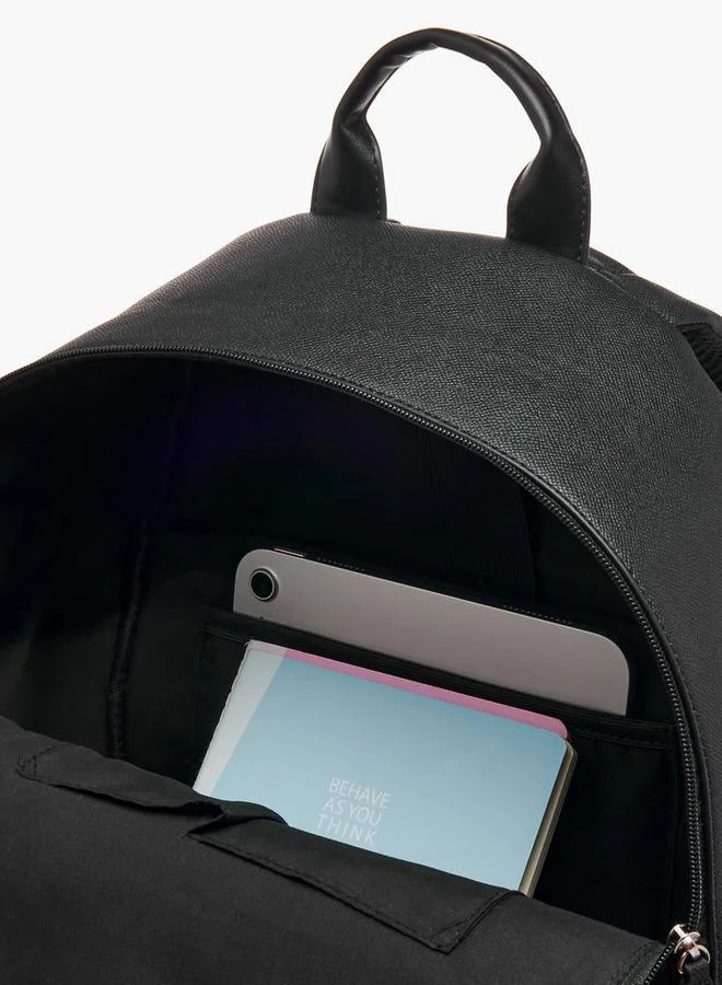 Lee Cooper BLACK Men Front Pocket Backpack for Men | Best Price UAE