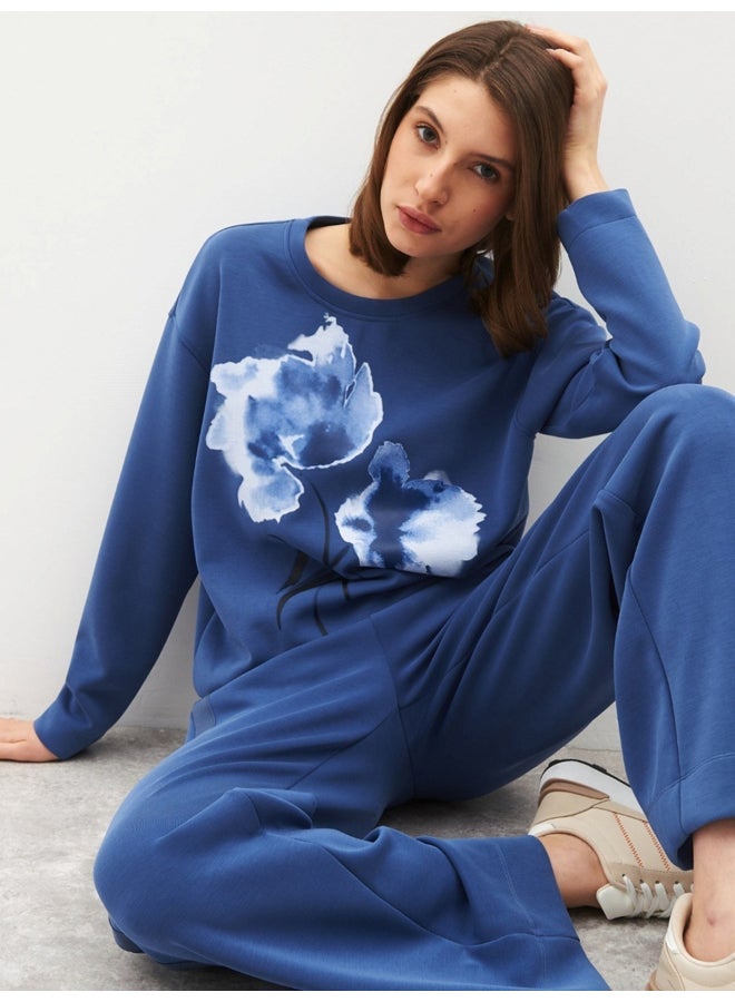 GERRY WEBER Flower Print Long Sleeve T-Shirt  - Image 2