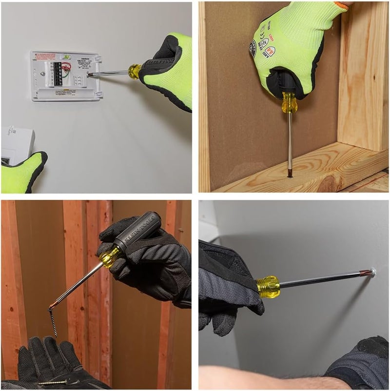 Klein Tools 600-4 1/4-Inch Keystone Cushion-Grip Screwdriver - Image 2