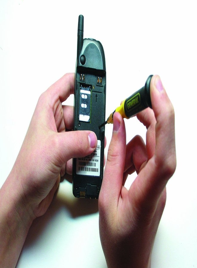 جينيرال تولز مجموعة مفكات براغي دقيقة 63518 من جنرال تولز، مكونة من ثمانية عشر قطعة، لون أسود - Image 2