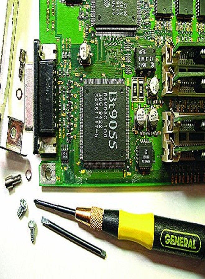 جينيرال تولز مجموعة مفكات براغي دقيقة 63518 من جنرال تولز، مكونة من ثمانية عشر قطعة، لون أسود - Image 3