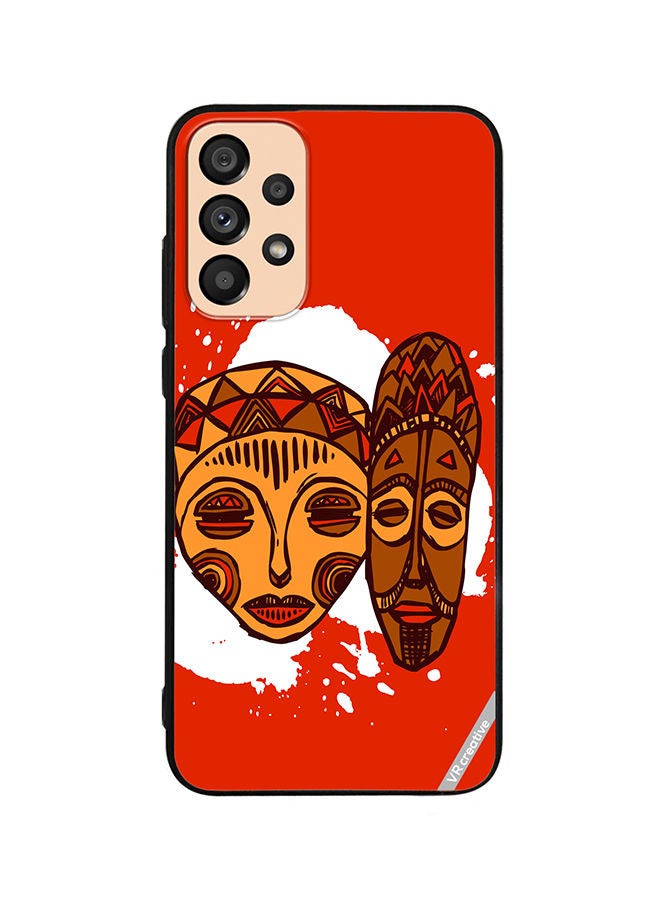 VR CREATIVE Protective Case Cover For Samsung Galaxy A53 5G African Masks Design Multicolour - Image 1