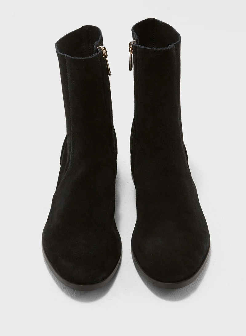 TOPSHOP Krash Suede Sock Boots