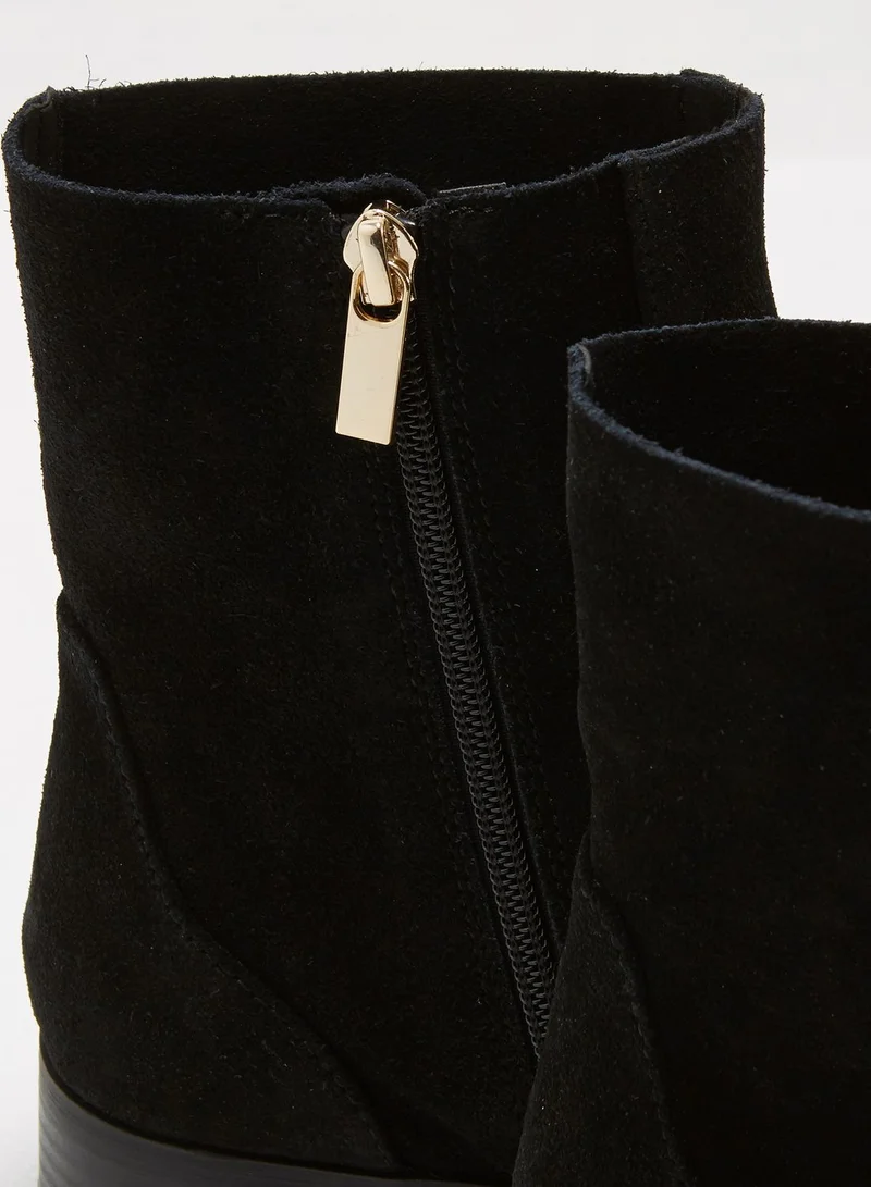 TOPSHOP Krash Suede Sock Boots