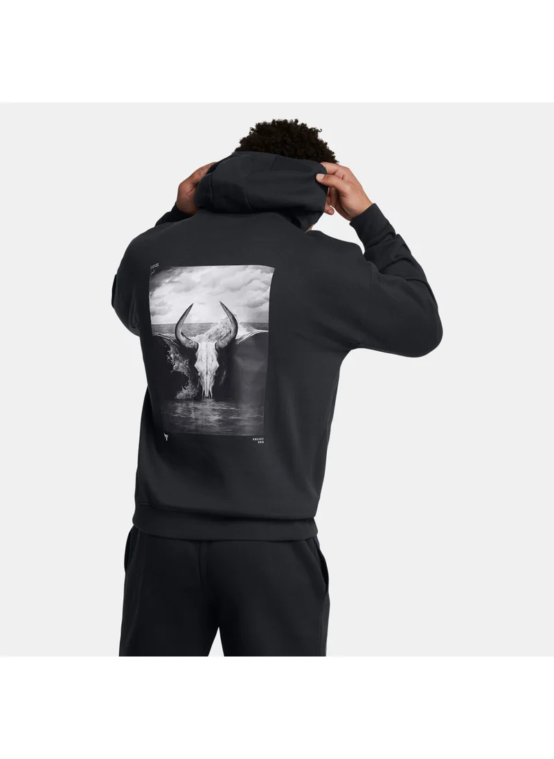 UNDER ARMOUR Men's Project Rock Icon Fleece Hoodie
