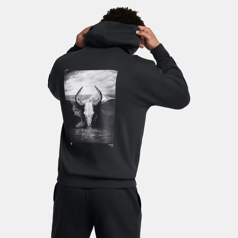 UNDER ARMOUR Men's Project Rock Icon Fleece Hoodie
