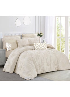 Quilt Set From Levore With A Durable And Soft Fabric And A Modern And Distinctive Pattern That Satisfies All Tastes 8 Pieces King Size