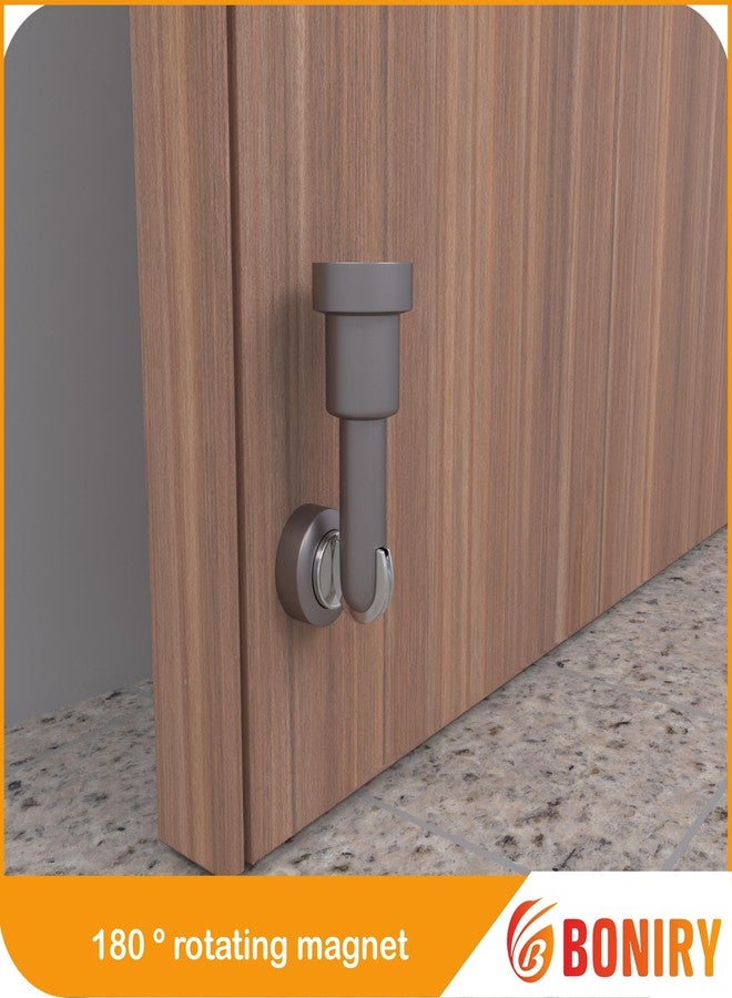 Boniry Premium Magnetic Door Stopper | Durable, Stylish & Rustproof | Protects Doors | Strong Hold, Easy Installation, Perfect for Home & Office Use (1, Matt) - Image 4