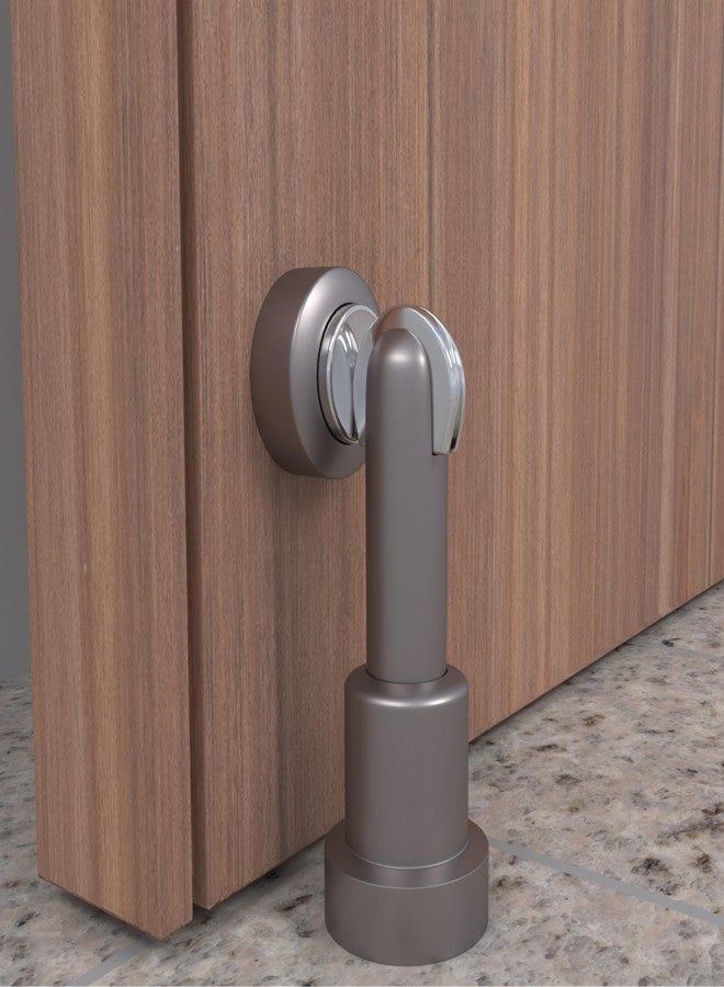 Boniry Premium Magnetic Door Stopper | Durable, Stylish & Rustproof | Protects Doors | Strong Hold, Easy Installation, Perfect for Home & Office Use (1, Matt) - Image 1