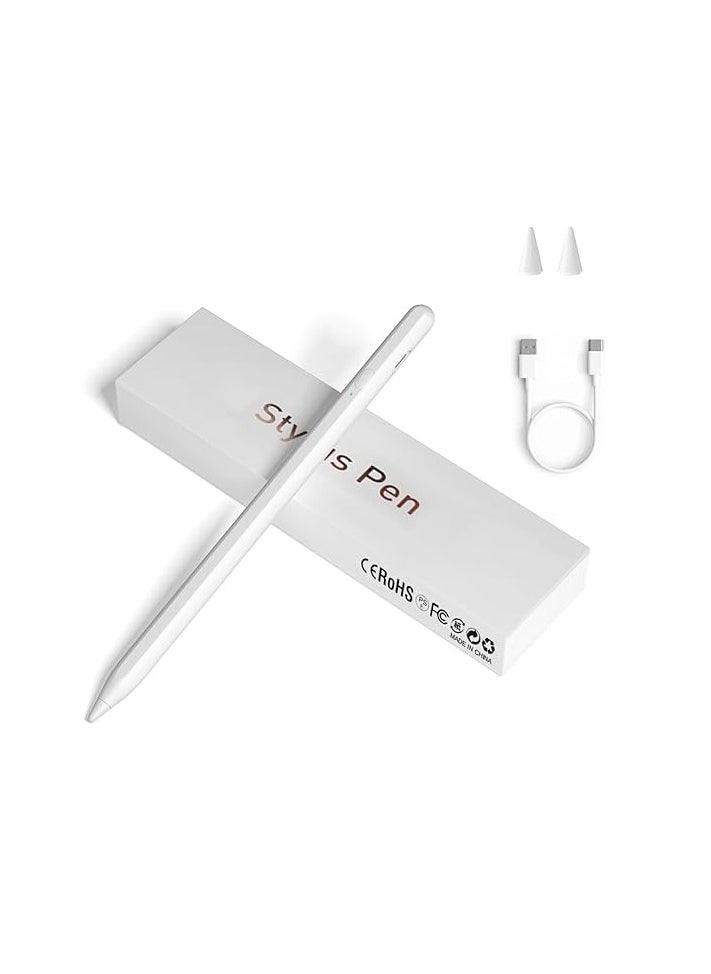Generic - Pencil A8 for Apple iPad Samsoung , (0.1mm Pixel Precise) 2X Faster Charge, Tilt Sensitivity Stylus Pen for iPad 10/9/8/7/6th Gen, iPad Pro 12.9/11/13-inch M4, iPad Air 3/4/5/M2, iPad Mini 5/6 - Image 1