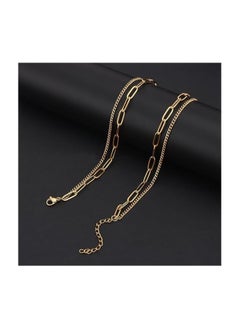 Fayrouz Jewellery 18K Gold Plated Chain Necklace, Zigzag Necklace  - Image 4