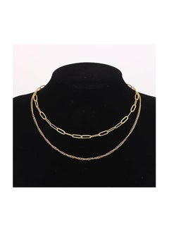 Fayrouz Jewellery 18K Gold Plated Chain Necklace, Zigzag Necklace  - Image 2