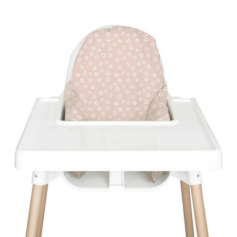 Nibble and Rest Highchair Insert Cover, Compatible for IKEA Antilop Highchair, High Chair Accessories Stain-Proof and Wipeable Insert Cover(Cushion NOT Included)(Daisy) - Image 1
