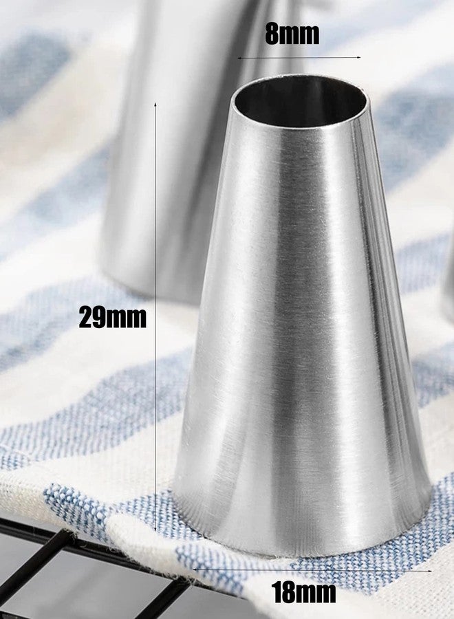 Bmaacye Round Tip for Macarons,Round Decorating Piping Tip #12,3 Pcs - Image 3