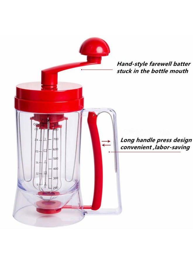 Acrodi Manual Dispenser Stirrer Handheld Dispenser Baking Tools with Tick Marks - Image 3
