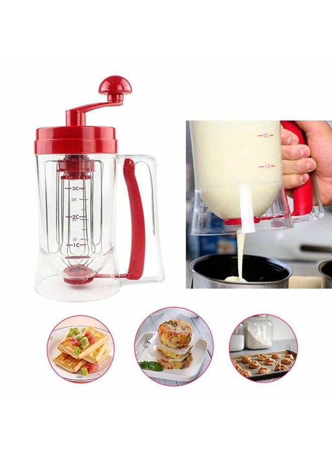 Acrodi Manual Dispenser Stirrer Handheld Dispenser Baking Tools with Tick Marks - Image 2