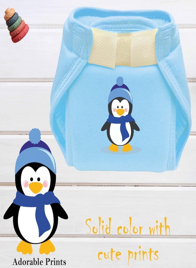 Toddylon New Born Baby Nappies Non Padded Single Layer Nappy Printed Nappy | Cloth Diapers | Newborn Langots | Infants Nappy | Cotton Diaper | Reusable Langot | (0-6 Months, Pack Of 6) - Image 3