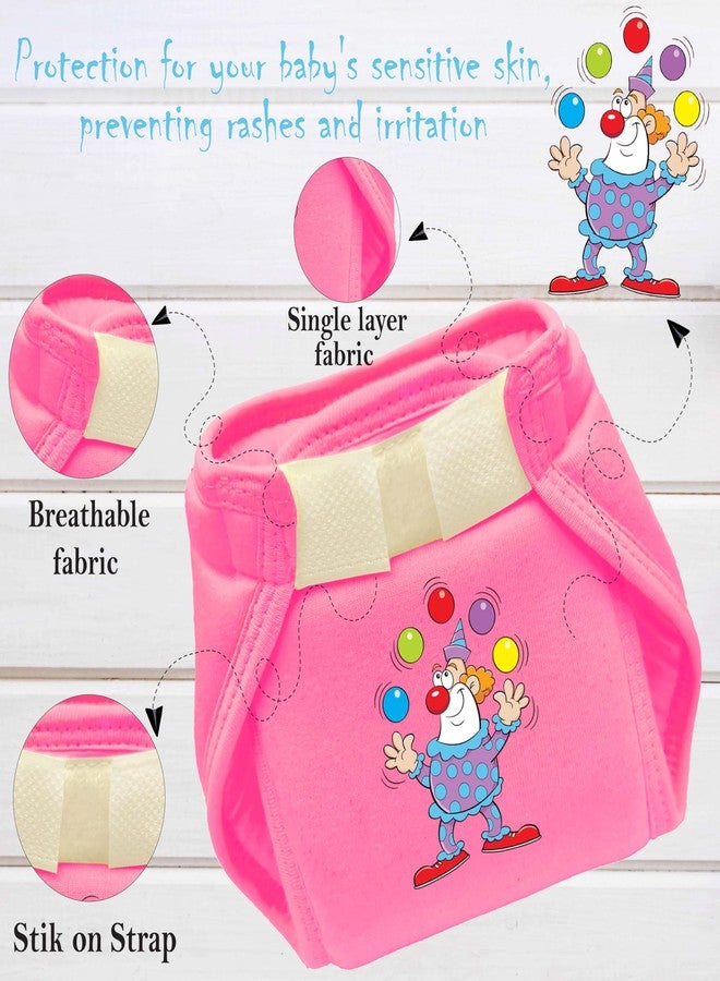 Toddylon New Born Baby Nappies Non Padded Single Layer Nappy Printed Nappy | Cloth Diapers | Newborn Langots | Infants Nappy | Cotton Diaper | Reusable Langot | (0-6 Months, Pack Of 6) - Image 4