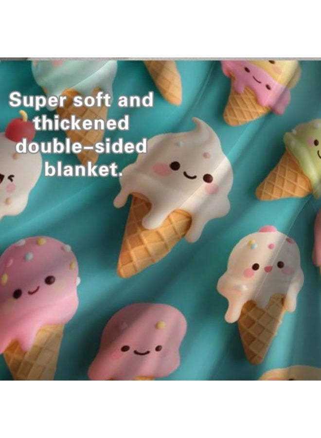 general Baby and children's cartoon flannel thin blanket (warm and comfortable, suitable for sleep, game use) 70cm*100cm - Image 5