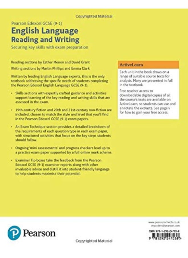 null - Edexcel GCSE English 2018 Core Student Book: Edex GCSE Eng 2018 SB - Image 1