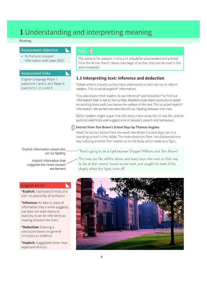 null - Edexcel GCSE English 2018 Core Student Book: Edex GCSE Eng 2018 SB - Image 1