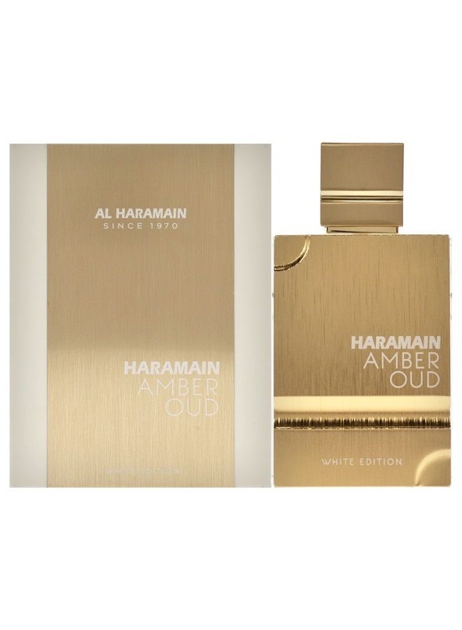 Al Haramain Amber Oud White Edition Eau De Parfum Spray for Unisex 2.0 Ounce - Image 1