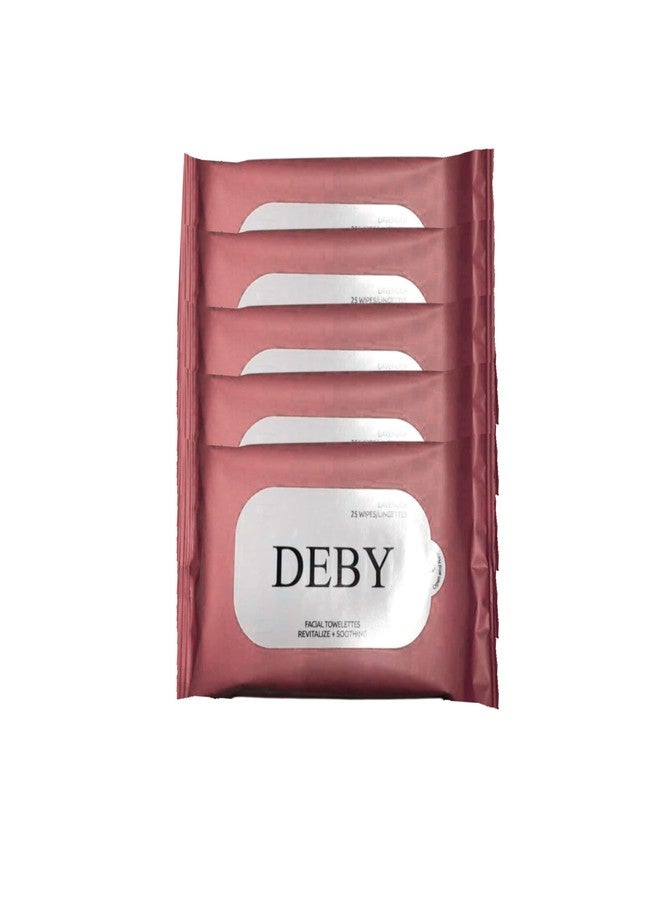 DEBY Facial Wipes | Soft and Gentle Cleansing Wipes for Face | Makeup Removal and Daily Refresh | Suitable for All Skin Types | Pre-Moistened | Pink | Chamomile | 150 X 200 MM | Pack of 2 - Image 5