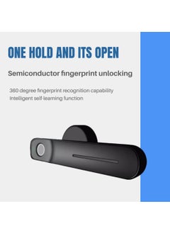 BioEnable BioEnable Stainless Steel L500 Smart Door Lock Bluetooth Fingerprint Unlock Scramble Pin Code Mechanical Key Long Battery Life Reverse Lock Function Open Mode Free Access Black  - Image 3