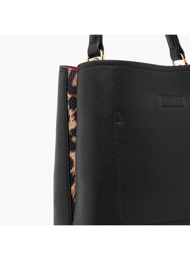 Celeste Women Textured Crossbody Bag with Pouch and Detachable Strap